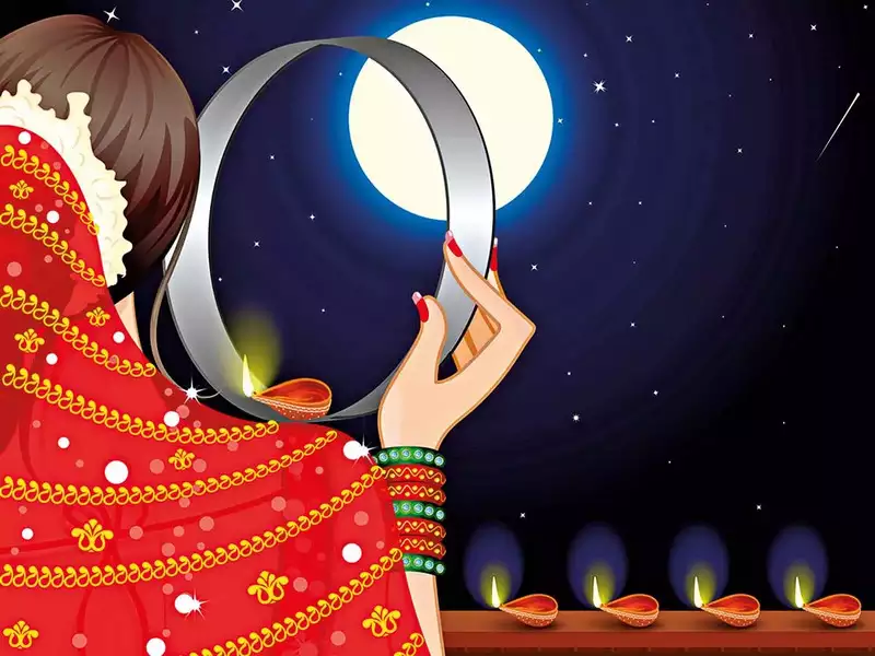 50+ Karwa Chauth Special Wallpapers & Wishes Images